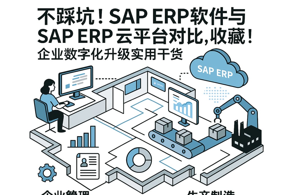 不踩坑！SAP ERP软件与SAP ERP云平台对比，收藏！企业数字化升级实用干货